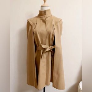 Maje cape coat 70% wool 10% cashmere